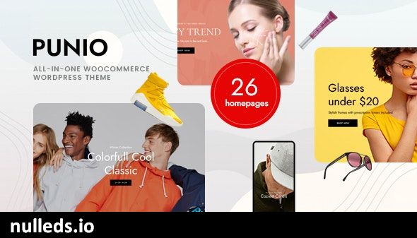 v1.0.9 Punio – All-in-one WooCommerce WordPress Theme