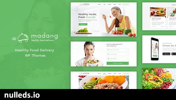 Madang - Healthy Food Delivery Nutrition WordPress Theme