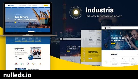 Industris - Factory & Business WordPress Theme