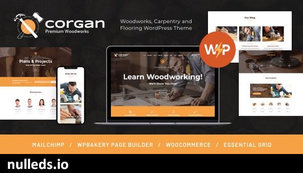 Corgan | Woodworks, Carpentry and Flooring WordPress Theme