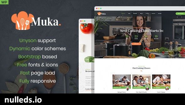 Kruton – Bakery and Cooking Classes WordPress Theme