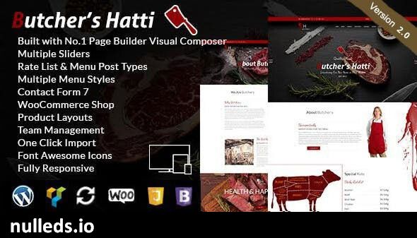 Butcher's Hatti - Butcher & Meat Shop Woocommerce WordPress Theme