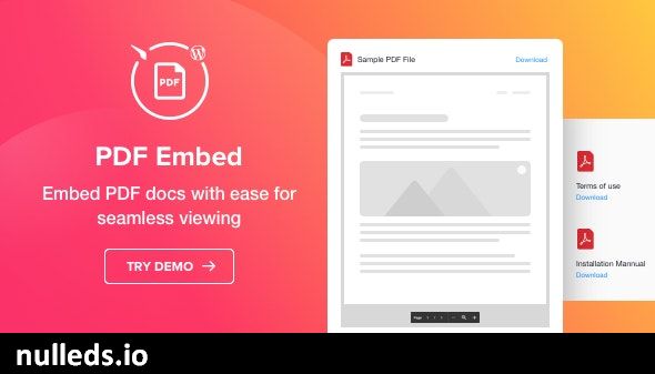 PDF Embed - WordPress PDF Viewer plugin