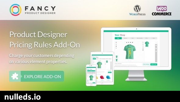 Fancy Product Designer Pricing Add-On | WooCommerce WordPress