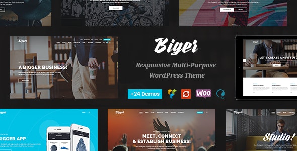 Biger - Responsive Multi-Purpose WordPress Theme