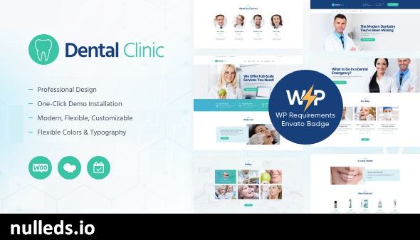 Dental Clinic, Medicine & Healthcare Doctor WordPress Theme