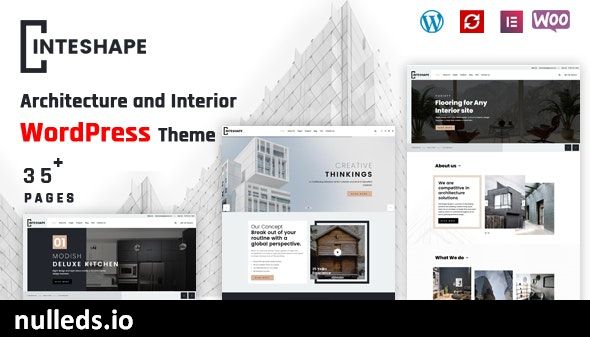 Inteshape - Architecture and Interior WordPress Theme