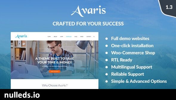 Avaris - Responsive WordPress Multipurpose Theme