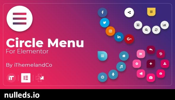 Circle Menu For Elementor