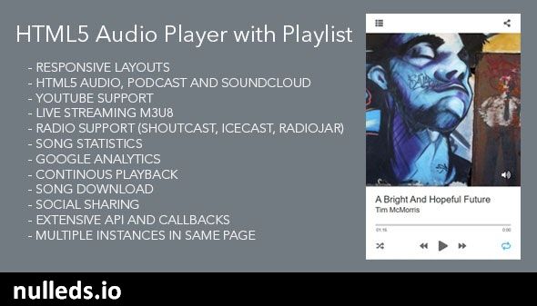 Modern Audio Player Wordpress Plugin