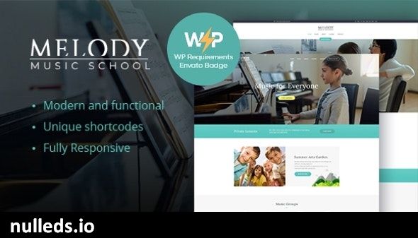 Melody - Arts & Music School WordPress Theme