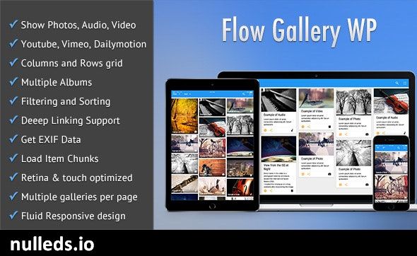 Flow Gallery - Multimedia Gallery Wordpress Plugin