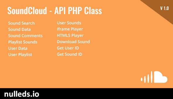 SoundCloud - API PHP Class