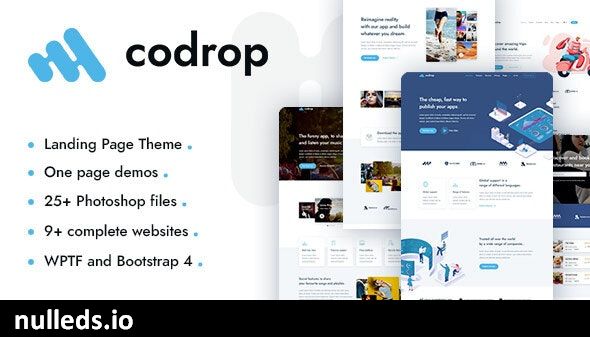 Codrop - App Landing Page Theme