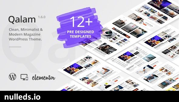 Qalam - NewsPaper and Magazine WordPress Theme