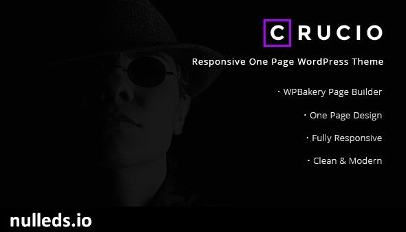 Crucio - Responsive One Page WordPress Theme