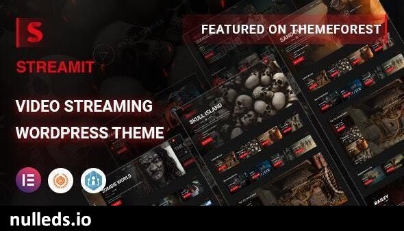 Streamit (v3.3.1) Video Streaming WordPress Theme + RTL Nulled