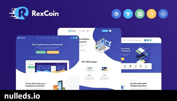 RexCoin | A Multi-Purpose Cryptocurrency & Coin ICO WordPress Theme