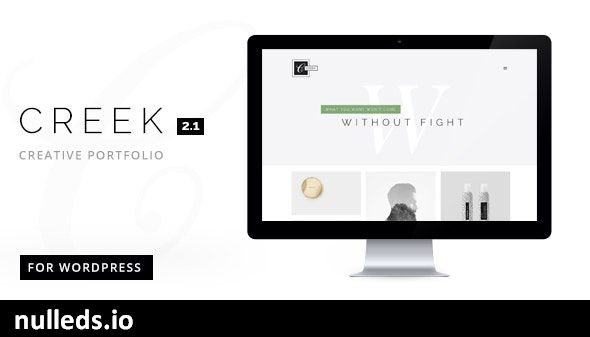 Creek Creative And Minimal WordPress Portfolio