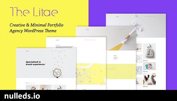 The Litae - Creative & Minimal Portfolio WordPress Theme