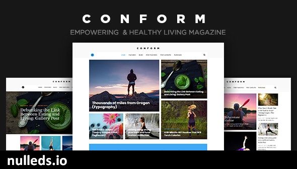 Con Form - Healthy Lifestyle Magazine Theme