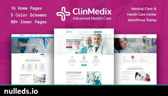 Clinmedix - Health And Medical WordPress Theme