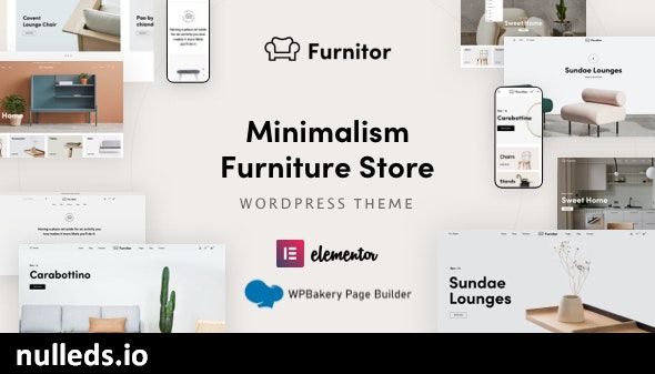 Furnitor – Minimalism Furniture Store WordPress Theme