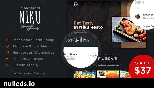 Niku - Restaurant & Food Menus WooCommerce Theme