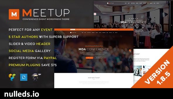 Meetup - Conference Event WordPress Theme