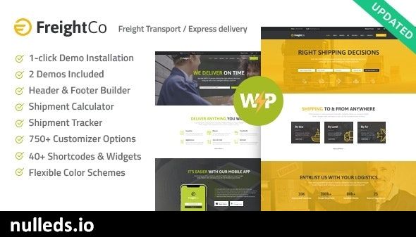 FreightCo | Transportation & Warehousing Shipping WordPress Theme