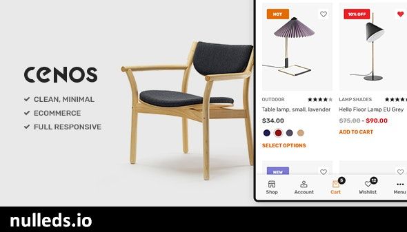 Cenos - Modern Furniture WooCommerce Theme