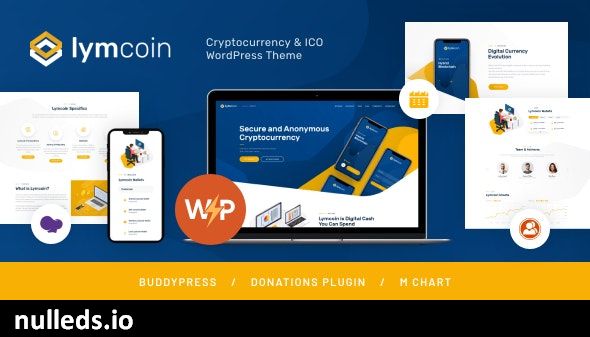 Lymcoin | Cryptocurrency & ICO WordPress Theme