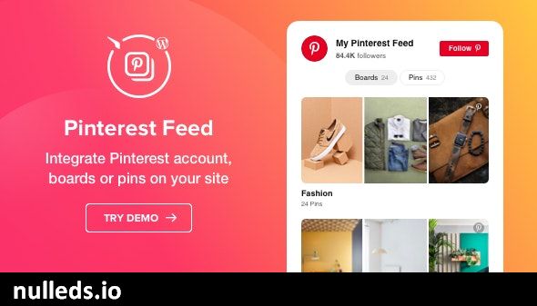 Pinterest Feed - WordPress Pinterest plugin