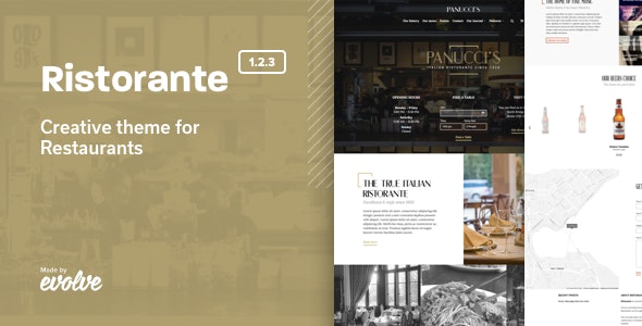 Ristorante - Creative Restaurant WordPress Theme