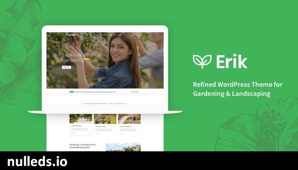 Erik - Refined WordPress Theme for Gardening & Landscaping