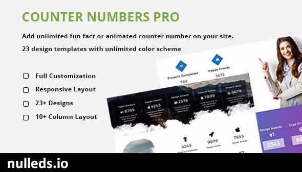 Animated Stat Counter Number Showcase Plugin For Wordpress