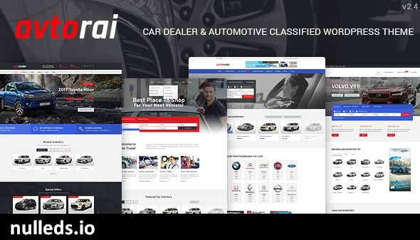 Avtorai- Car Dealer & Automotive Classified WordPress Theme