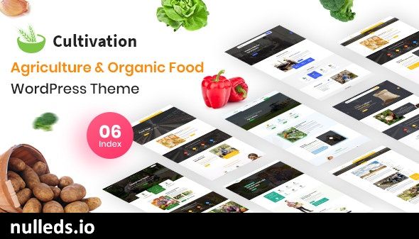 Cultivation - Organic Food Farming WordPress Theme