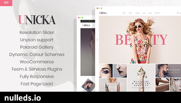 Unicka - Hair Styling & Beauty Salon WordPress Theme