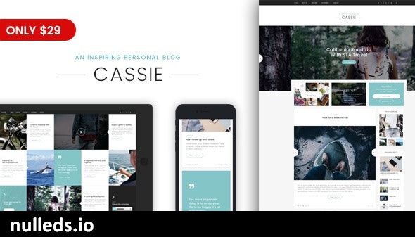 Cassie - An Inspiring Personal Blog WordPress Theme