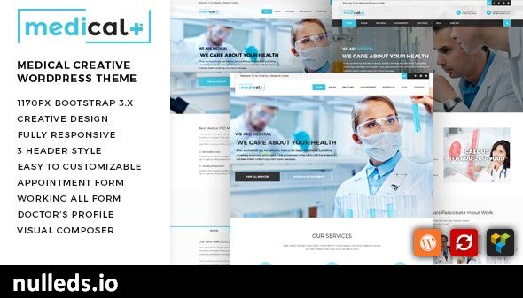 Medical Plus - Health Care, Clinic WordPress Theme