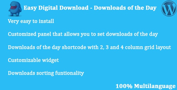 Easy Digital Downloads - Downloads of the Day