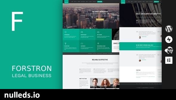 Forstron - Legal Business WordPress Theme