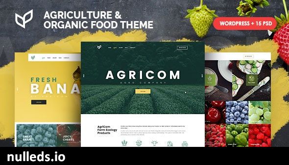 v1.8.2 Agricom - Agriculture & Organic Food WordPress Theme