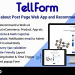 TellForm - Tell a Friend about Post Page Web App and Recommendation Form