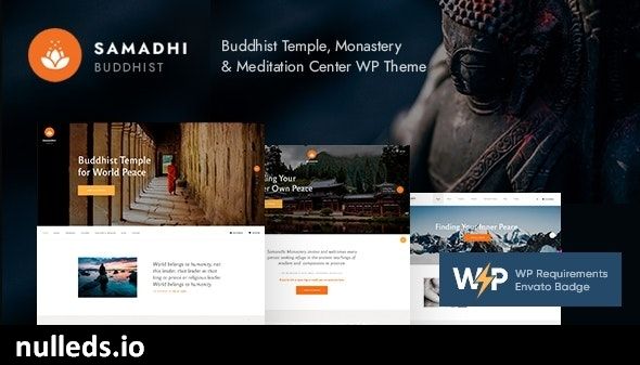 Samadhi | Oriental Buddhist Temple WordPress Theme