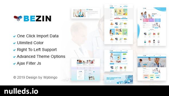 Bezin – Pharmacy & Health WooCommerce Theme