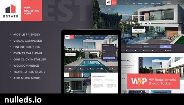 Estate - Property Sales & Rental WordPress Theme + RTL