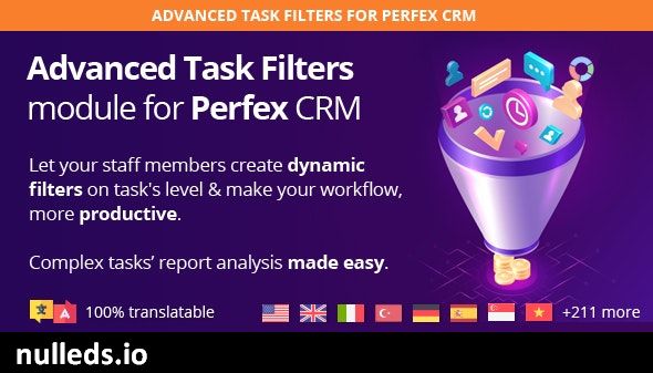 Advanced Task Filters module for Perfex CRM