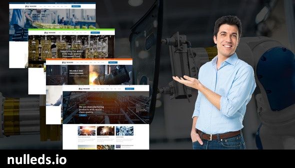 Manufacturing - Factory & Industrial WordPress Theme